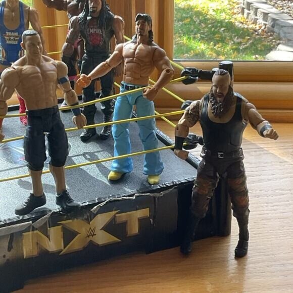WWE Action Figures lot with NXT Wrestling Ring 10 Figures Total - Picture 12 of 16